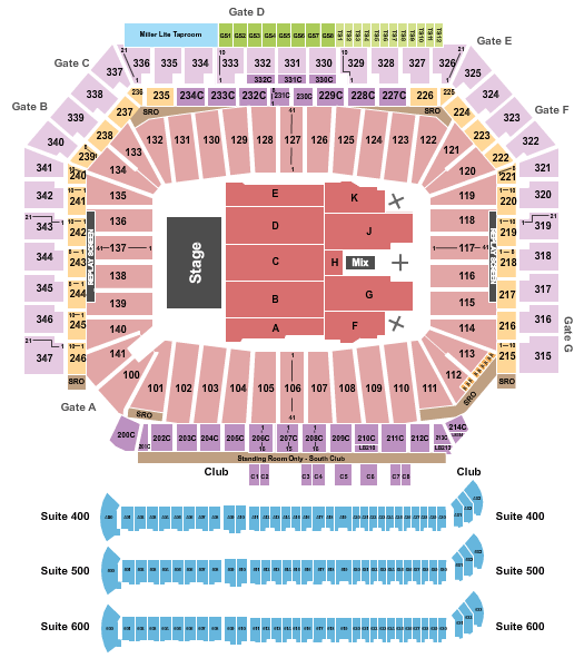 Ford Field George Strait Seating Chart